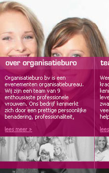 Website design Organisatieburo
