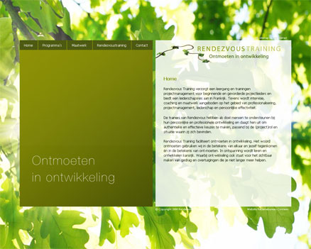 Website bouwen trainingen bedrijf