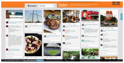 Webdesign trends in 2013: voorbeeld van pinboard style webdesign Webdesign trends in 2013: voorbeeld van pinboard style webdesign