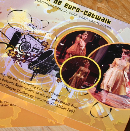 Brochure design catwalk