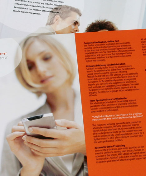 Brochure design solvi soft