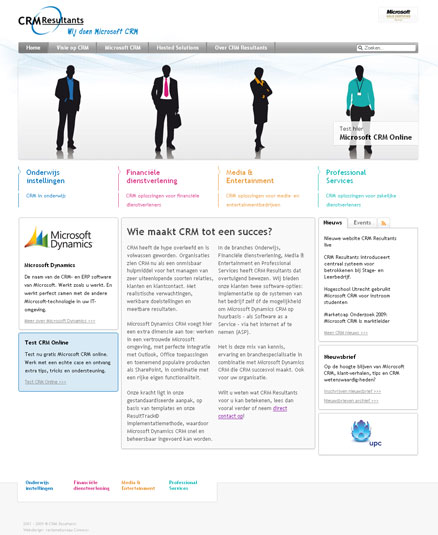 Webdesign CRM Resultants