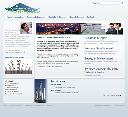 Webdesign homepage