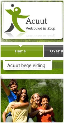 ontwerp Acuut website