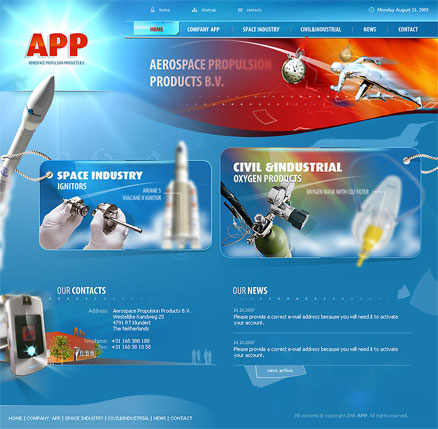 website CMS app