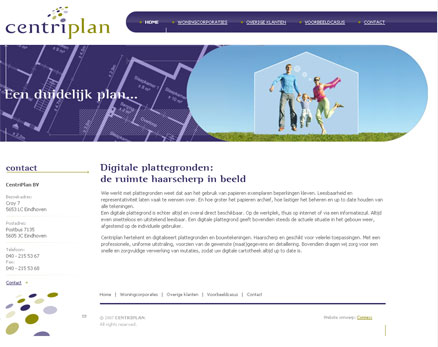 huisstijl website centri plan