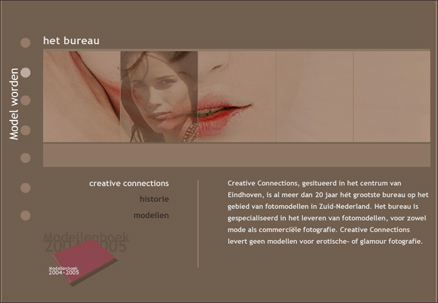 huisstijl website Creative Connections