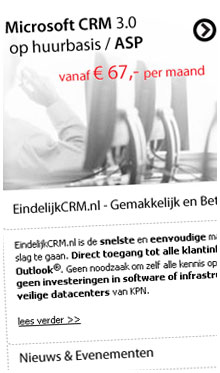 ontwerpen Eindelijk CRM website