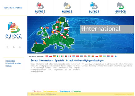 Website ontwerp Eureca