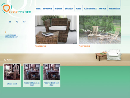 Webshop design cosy corner