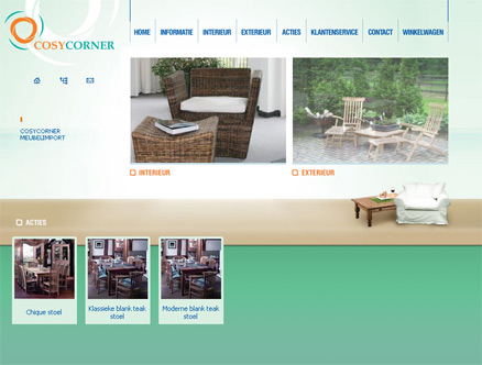Webshop software cosy corner