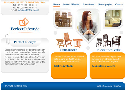 Webshop design Perfect