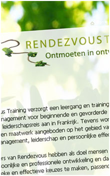 Website design voorbeeld