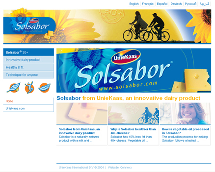 Solsabor Webdesign website
