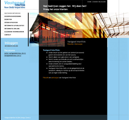 website CMS  VastgoedIntervisie