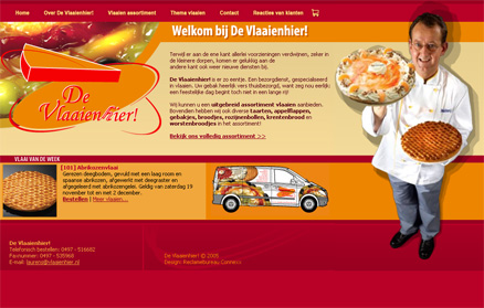 Webdesign website flash